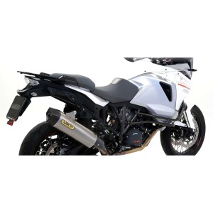 ARROW MAXI RACE-TECH EXHAUST KTM 1290 SUPER ADVENTURE S 2017-2020, TITANIUM/CARBON, APPROVED