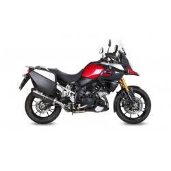 TERMINALE MIVV OVALE PER SUZUKI V-STROM 1000 2014-2019, OMOLOGATO CARBONIO