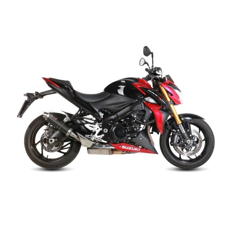 TERMINALE MIVV GP SUZUKI GSX-S 1000 F 2015-2020, OMOLOGATO CARBONIO