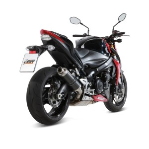 TERMINALE MIVV GP SUZUKI GSX-S 1000 F 2015-2020, OMOLOGATO CARBONIO