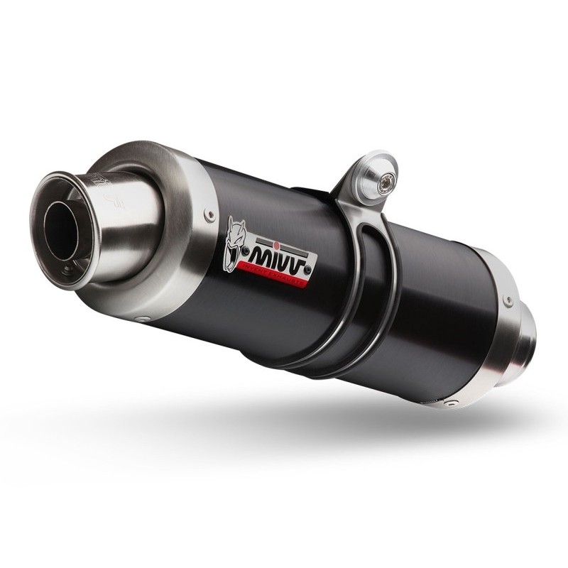 EXHAUST MIVV GP SUZUKI GSX-S 1000 F 2015-2020, APPROVED BLACK