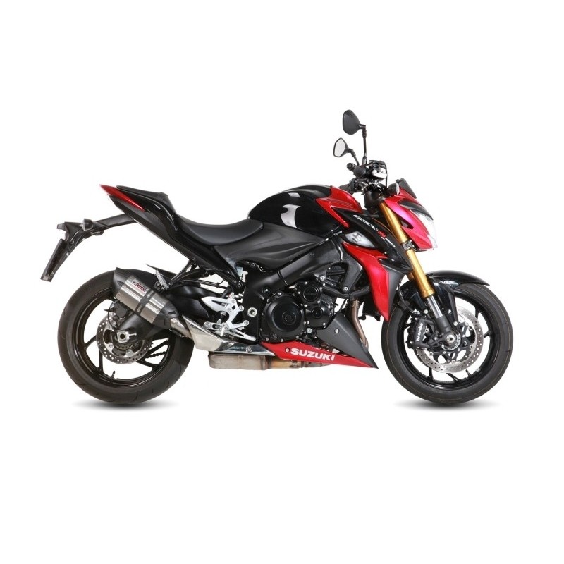EXHAUST MIVV SUONO SUZUKI GSX-S 1000 F 2015-2020, APPROVED STEEL/CARBON