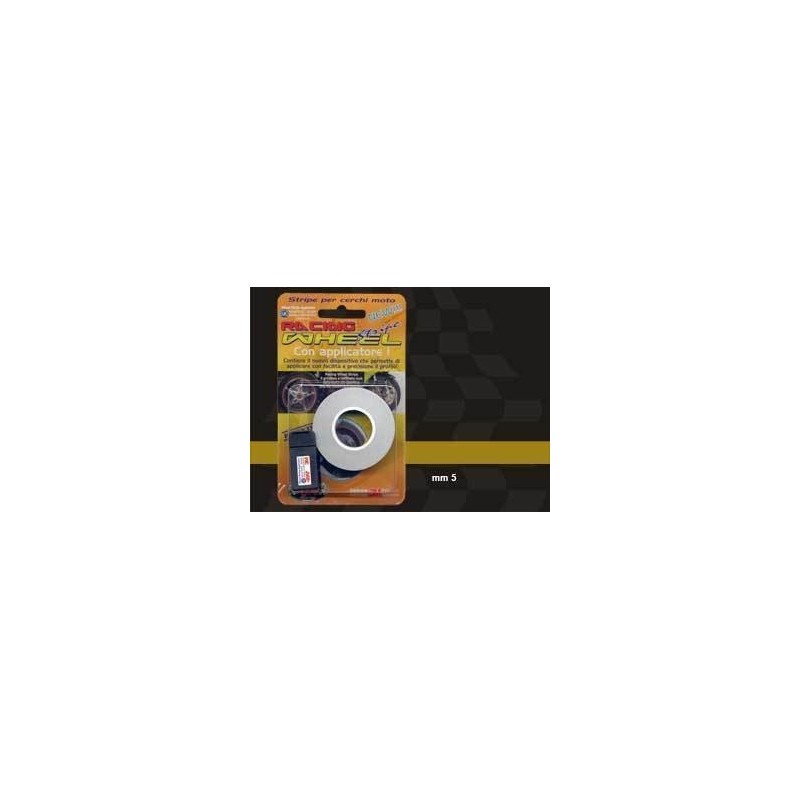 BORDE ADHESIVO REFLECTANTE PARA LLANTAS BANDA DE RUEDAS CON APLICADOR MM 7 X 6 MT MAGNESIO