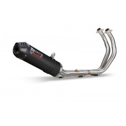 COMPLETE EXHAUST SYSTEM MIVV OVAL FOR YAMAHA MT-07 2014-2020, DEKAT CARBON