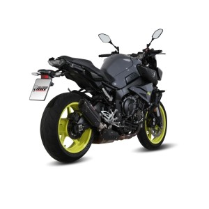 TERMINALE MIVV SUONO YAMAHA MT-10 2016-2020, OMOLOGATO BLACK/CARBONIO