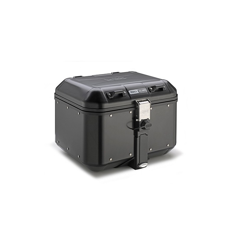 BAULETTO MONOKEY GIVI TREKKER DOLOMITI BLACK LINE, 46 LITRI, IN ALLUMINIO