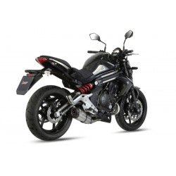 IMPIANTO DI SCARICO COMPLETO MIVV SUONO KAWASAKI ER-6N/F 2012-2016, DEKAT ACCIAIO/CARBONIO