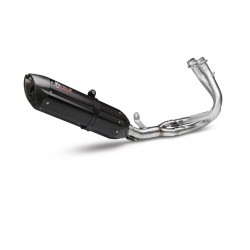 COMPLETE EXHAUST SYSTEM MIVV SUONO KAWASAKI ER-6N/F 2012-2016, DEKAT BLACK/CARBON