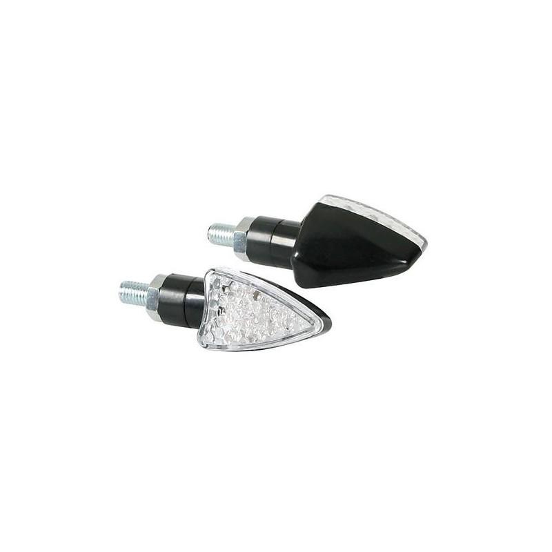 PAIR OF APPROVED ARROW DIRECTION INDICATORS, BLACK