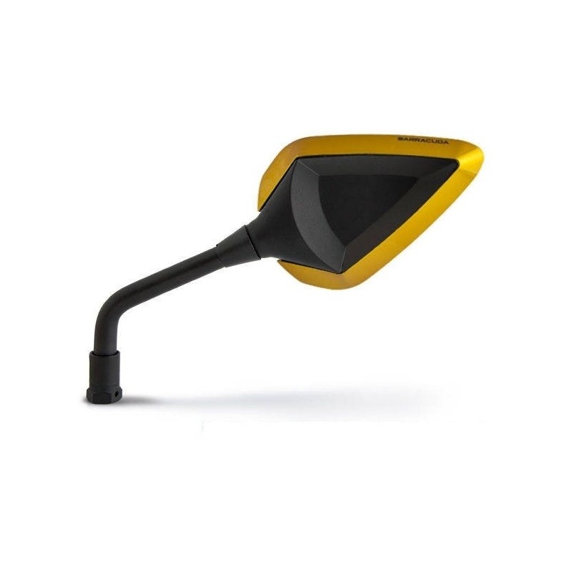 PAIR OF COLORED ABS INSERTS FOR BARRACUDA MIRRORS D-VERSION AND R-VERSION MODELS, GOLD