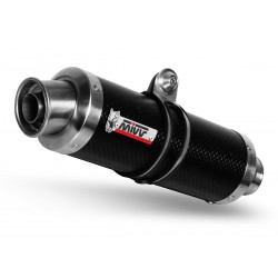 PAIR OF MIVV HEXAUST GP DUCATI MONSTER S4RS 2006-2009, APPROVED CARBON