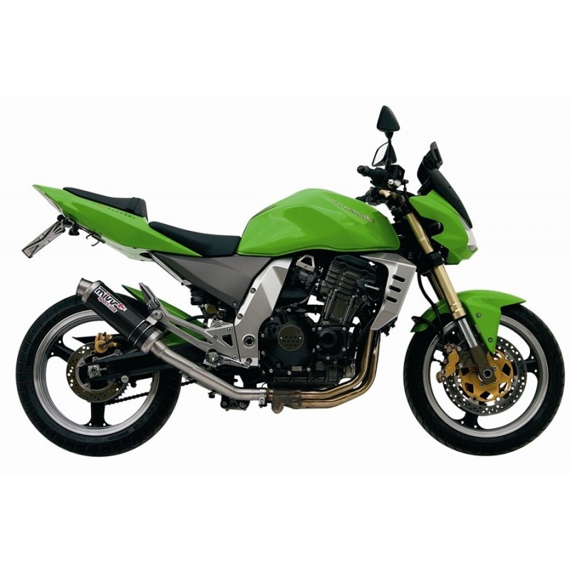 COPPIA TERMINALI MIVV GP PER KAWASAKI Z 1000 2003-2006, OMOLOGATI CARBONIO