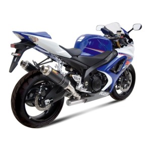 COPPIA TERMINALI MIVV GP SUZUKI GSX-R 1000 2007-2008, OMOLOGATI CARBONIO