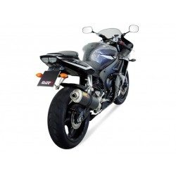 EXHAUST MIVV OVAL FOR YAMAHA R6 2003-2005, APPROVED CARBON