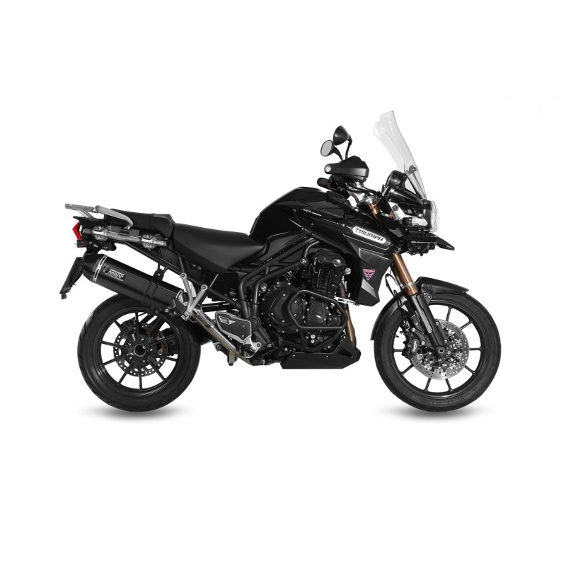 TERMINALE MIVV SPEED EDGE TRIUMPH TIGER EXPLORER 1200 2012-2015, DEKAT BLACK/CARBONIO