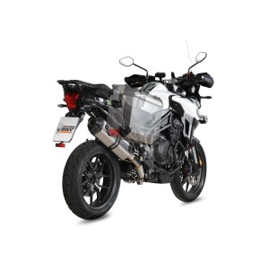 EXHAUST MIVV SPEED EDGE TRIUMPH TIGER EXPLORER 1200 XC/XR 2016-2017, APPROVED STEEL/CARBON