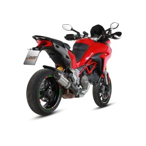 EXHAUST MIVV SUONO DUCATI MULTISTRADA 1200/S 2015-2017, APPROVED STEEL/CARBON