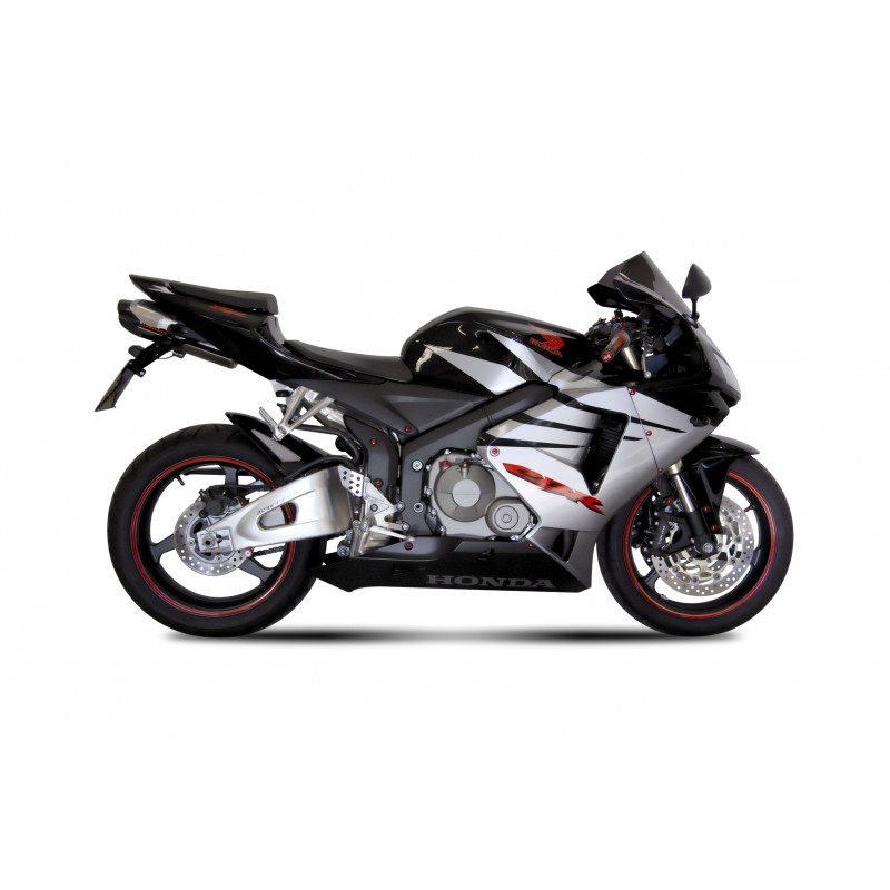 EXHAUST MIVV SUONO FOR HONDA CBR 600 RR 2005-2006, APPROVED STEEL/CARBON