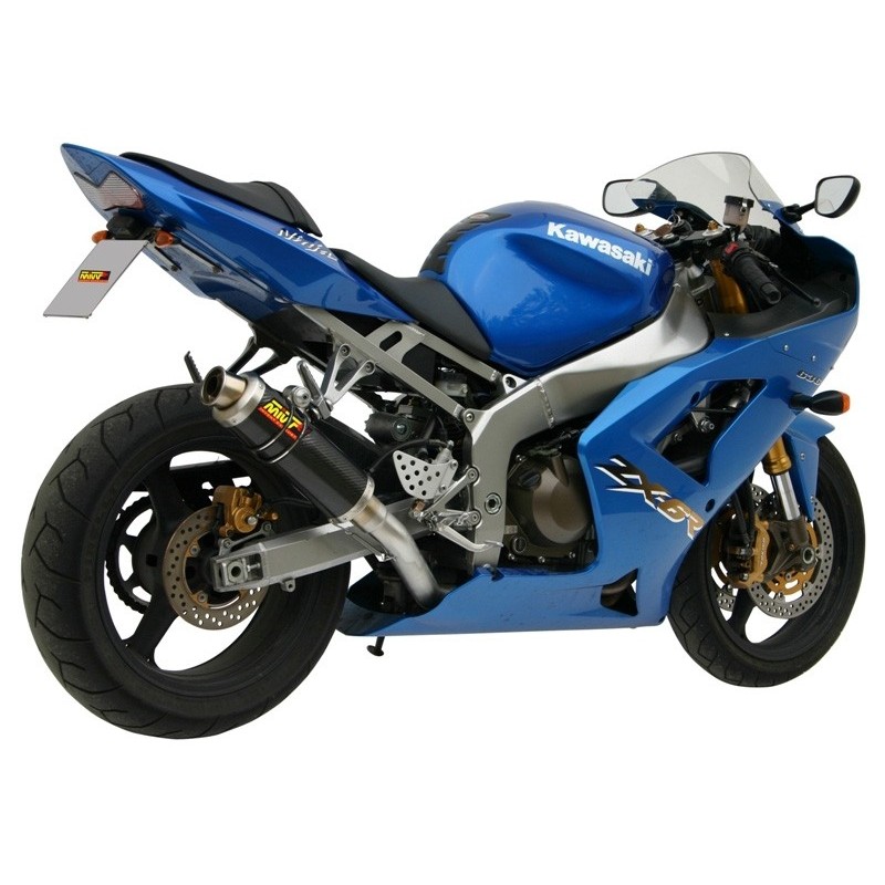 EXHAUST MIVV GP KAWASAKI ZX-6R 636/ZX-6RR 600 2003-2004, APPROVED