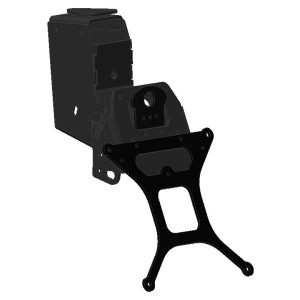 LICENSE PLATE SUPPORT APRILIA DORSODURO 750 2008-2017, WITH ADJUSTABLE INCLINATION