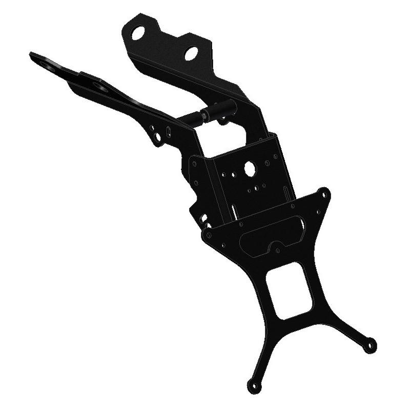 LICENSE PLATE SUPPORT BENELLI TREK 1130 2006-2009, WITH ADJUSTABLE INCLINATION