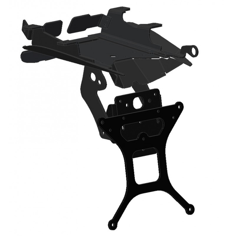 LICENSE PLATE SUPPORT HONDA CBR 1000 RR 2008-2009, WITH ADJUSTABLE INCLINATION