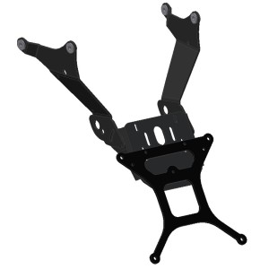 PORTAMATRÍCULA HONDA CBR 600 RR 2003-2004, CON INCLINACIÓN AJUSTABLE
