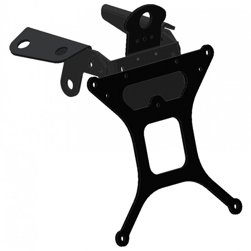 KENNZEICHENHALTER MOTO MORINI CORSARO 1200, MIT EINSTELLBARER NEIGUNG