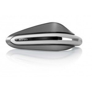 ACERBIS DUAL ROAD HANDGUARDS APRILIA TUONO V4 1100 2015-2018, BLACK