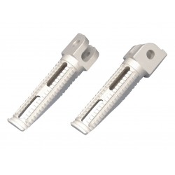 PAR DE ESTRIBERAS PARA PILOTO HONDA CBR 954 RR 2002-2003, SILVER