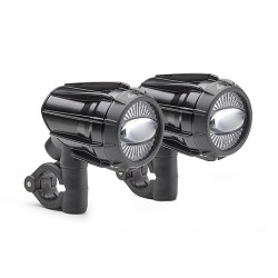 COPPIA FARI SUPPLEMENTARI ANTINEBBIA GIVI A LED CORPO ALLUMINIO, NERO