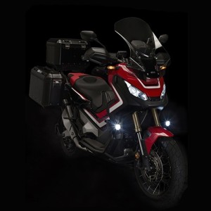 PAAR ZUSÄTZLICHER GIVI NEBELLEUCHTEN MIT LED-ALUMINIUM-KÖRPERFARBE, SCHWARZ