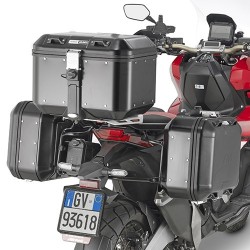 SPEZIFISCHER STAHLROHR-SEITENKOFFERTRÄGE GIVI FÜR KOFFER MONOKEY HONDA X-ADV 750 2017-2020