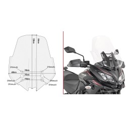 PARABRISAS GIVI KAWASAKI VERSYS 1000 2017-2018, TRANSPARENTE