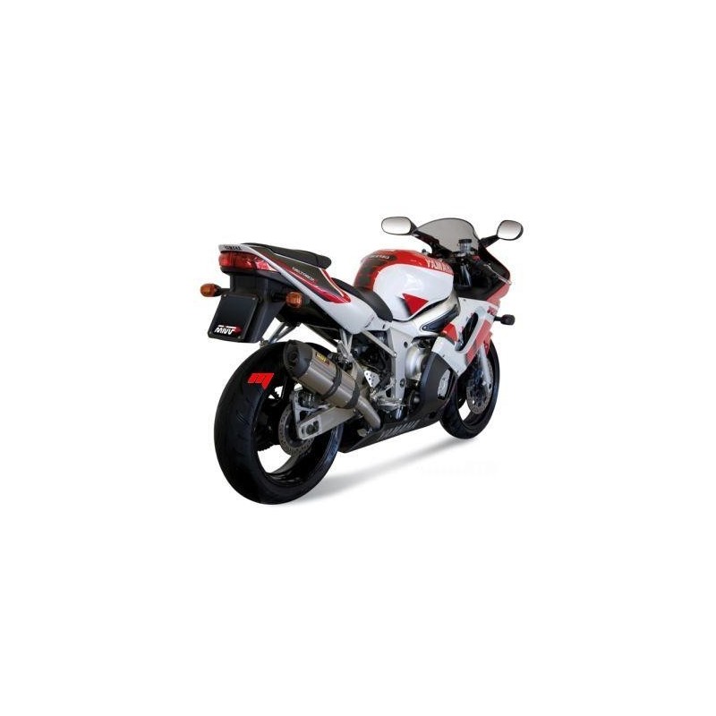 EXHAUST MIVV SUONO YAMAHA R6 1999-2002, APPROVED STEEL/CARBON