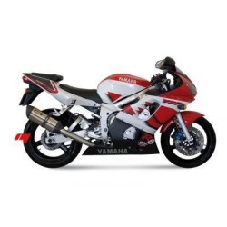 EXHAUST MIVV SUONO YAMAHA R6 1999-2002, APPROVED STEEL/CARBON