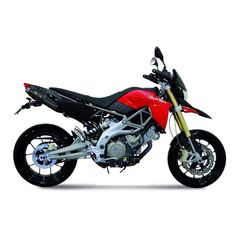 PAIR OF MIVV HEXAUST SUONO APRILIA DORSODURO 750 2008-2017, APPROVED BLACK
