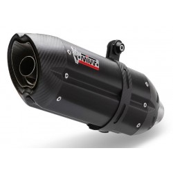 TERMINALE MIVV SUONO PER APRILIA TUONO V4 R 2011-2016, DEKAT BLACK/CARBONIO