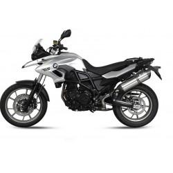 EXHAUST MIVV SUONO FOR BMW F 700 GS 2013-2017, APPROVED STEEL/CARBON