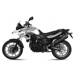 TERMINALE MIVV SUONO PER BMW F 700 GS 2013-2018, OMOLOGATO BLACK/CARBONIO