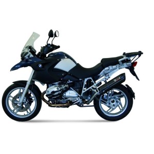 TERMINALE MIVV SUONO BMW R 1200 GS 2004-2007, OMOLOGATO BLACK/CARBONIO