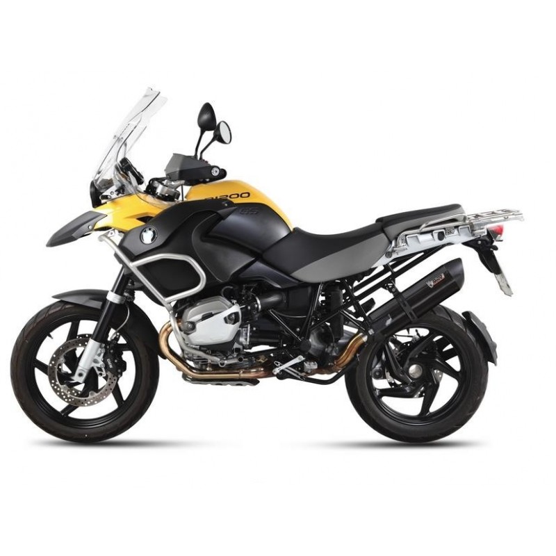 TERMINALE MIVV SUONO BMW R 1200 GS 2010-2012, OMOLOGATO BLACK/CARBONIO