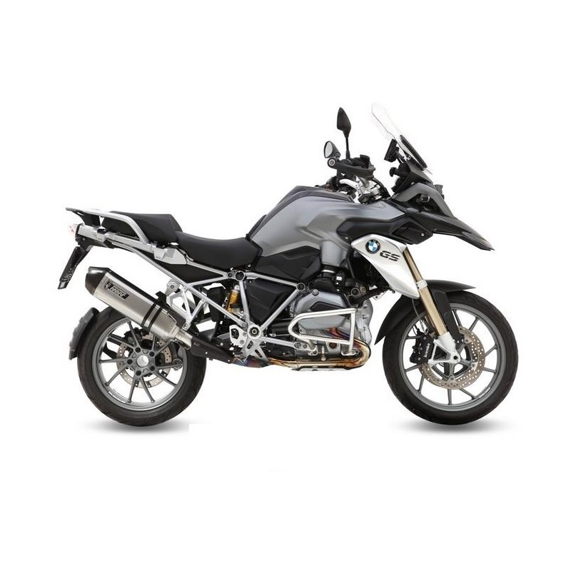 TERMINALE MIVV SPEED EDGE BMW R 1200 GS ADVENTURE 2014-2018, OMOLOGATO ACCIAIO/CARBONIO