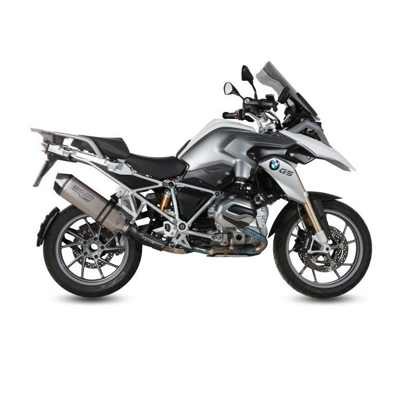 TERMINALE MIVV SPEED EDGE BMW R 1200 GS ADVENTURE 2014-2018, OMOLOGATO TITANIO/CARBONIO