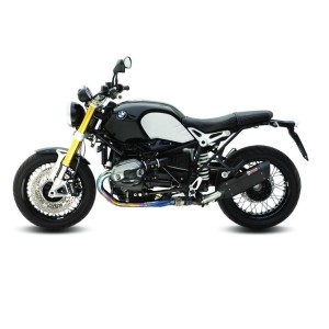 TERMINALE MIVV SUONO BMW R NINE T 2014-2020, OMOLOGATO BLACK/CARBONIO