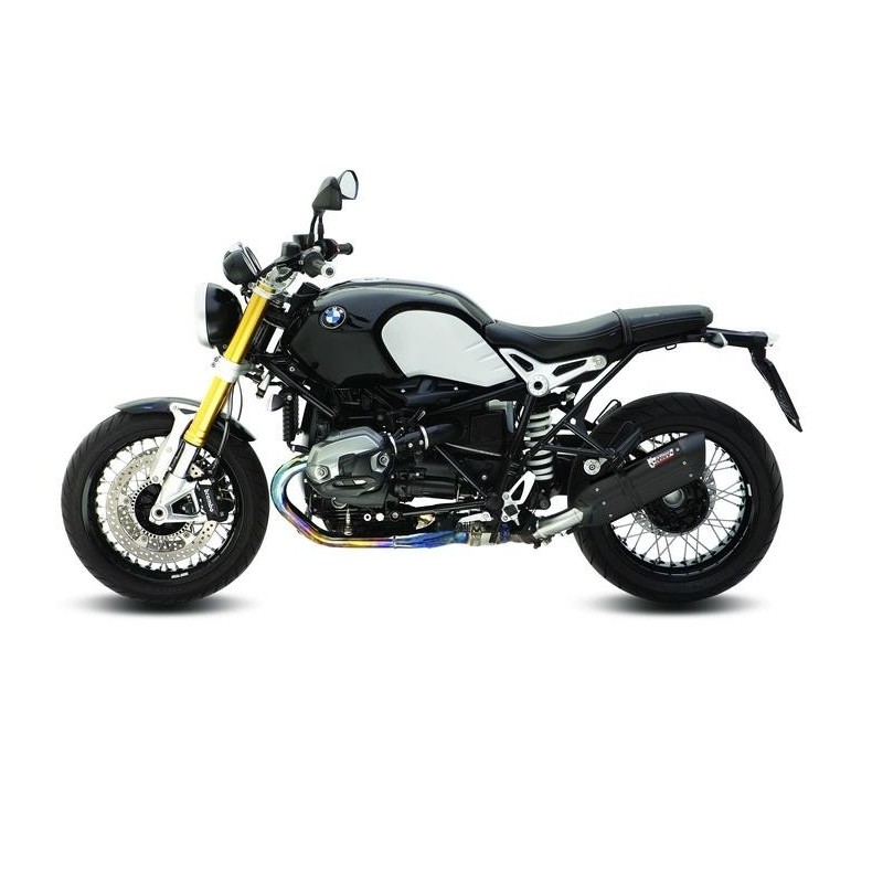 TERMINALE MIVV SUONO BMW R NINE T 2014-2020, OMOLOGATO BLACK/CARBONIO