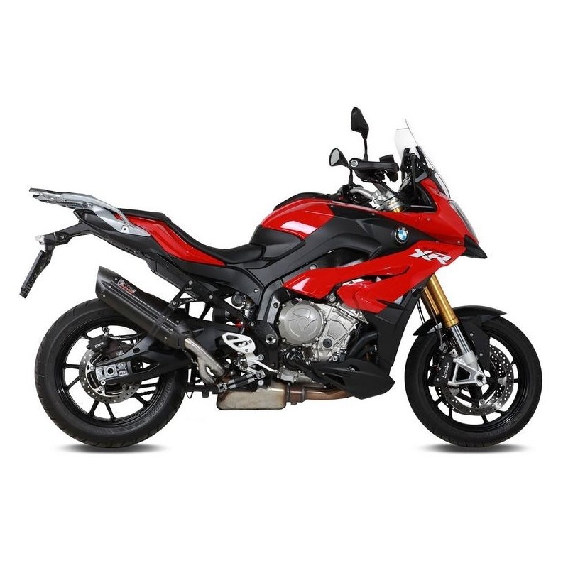 TERMINALE MIVV SUONO BMW S 1000 XR 2015-2019, OMOLOGATO BLACK/CARBONIO PASSAGGIO ALTO