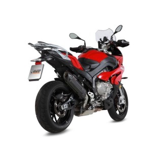 TERMINALE MIVV SUONO BMW S 1000 XR 2015-2019, OMOLOGATO BLACK/CARBONIO PASSAGGIO ALTO