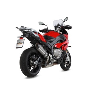 TERMINALE MIVV SUONO BMW S 1000 XR 2015-2019, OMOLOGATO ACCIAIO/CARBONIO PASSAGGIO ALTO