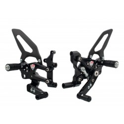 ADJUSTABLE FOOTRESTS CNC RACING MOD. RPS SBK DUCATI 1199 PANIGALE 2012-2014